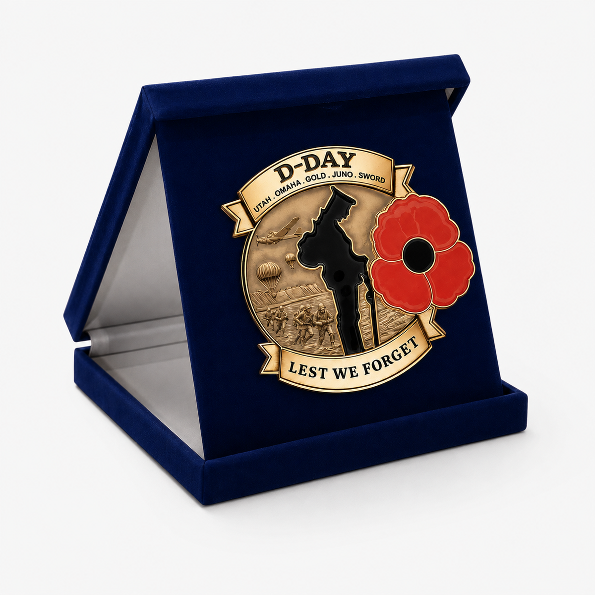 🌸Limited Edition D-DAY 80th Anniversary Commemorative Brooch
