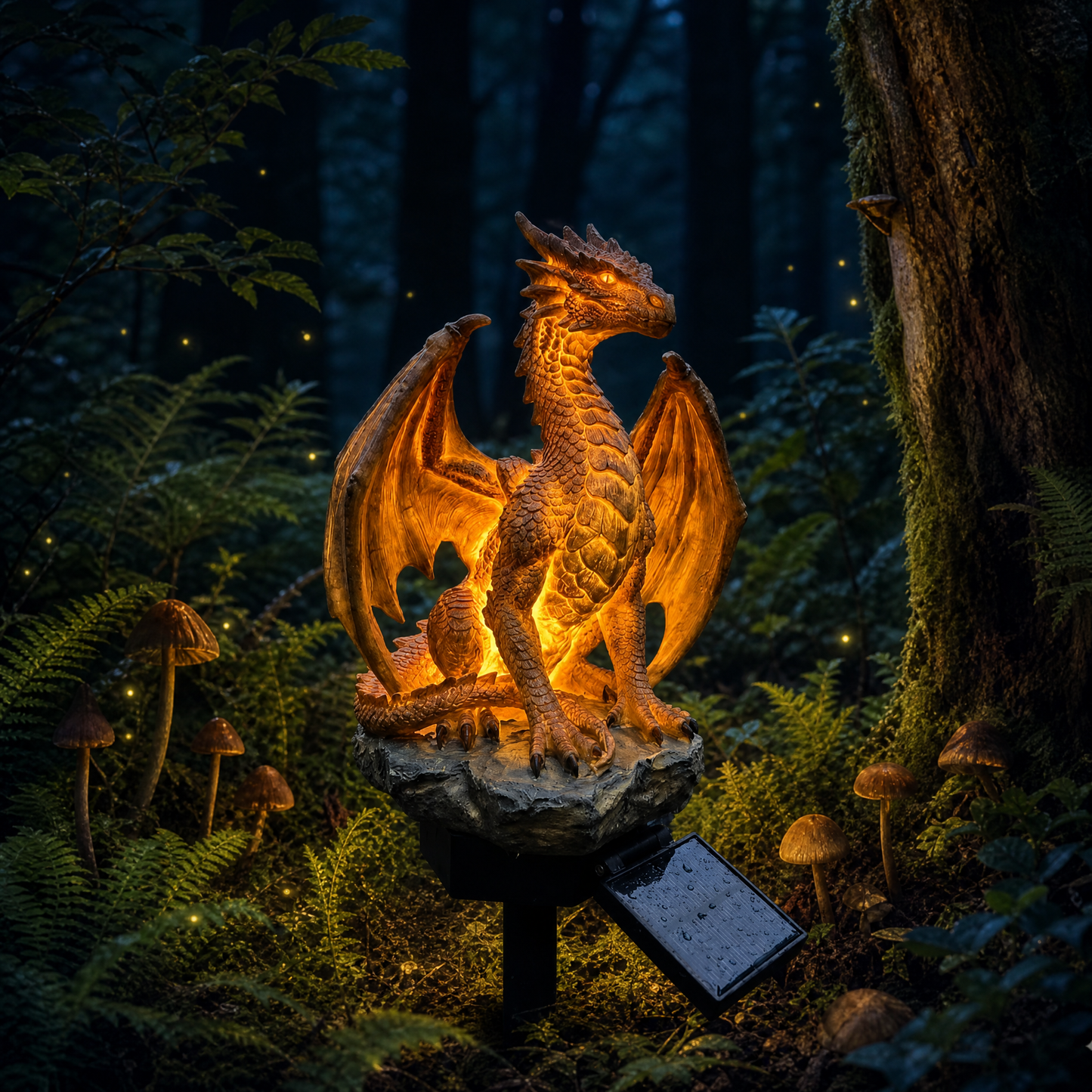 🔥Golden Ember Dragon Solar Light (🐉✨Special Legacy Edition)