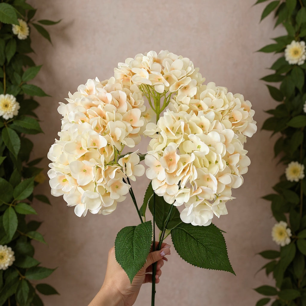✨Fresh look, zero fading. The beauty that lasts--Artificial 5-pronged hydrangea 🌸