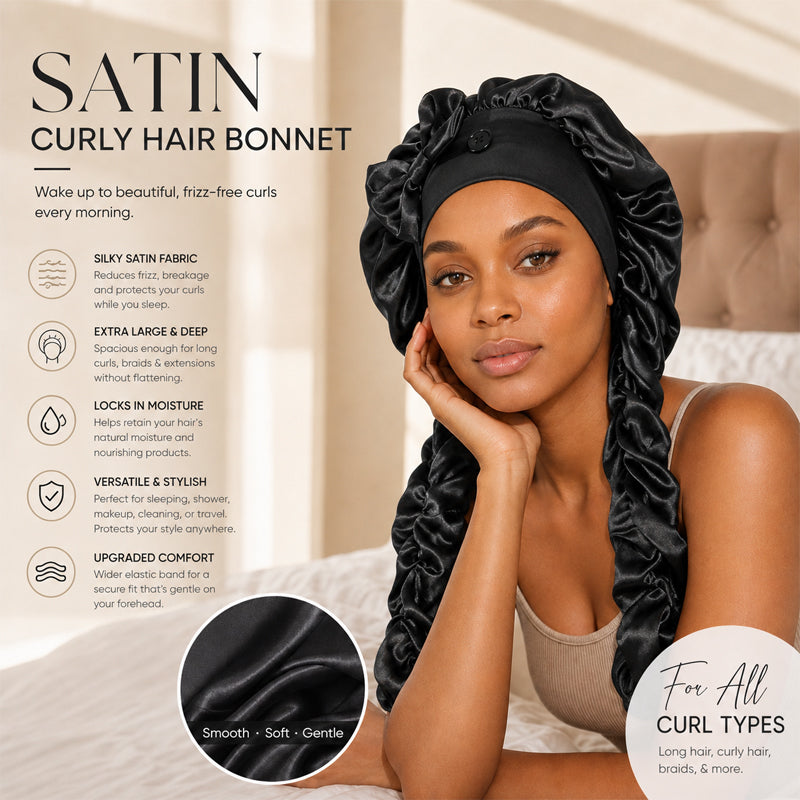 ✨Silk Sleeping Cap | ❤️Say goodbye to tangled hair and enjoy a long-lasting, luxurious sleep!