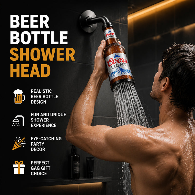 🍺🚿 Turn Your Shower into a Conversation Starter — Beer Bottle Shower Head