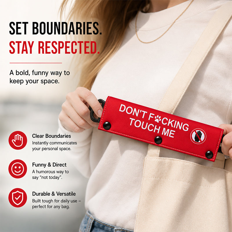 💥Sometimes，Communicate   Without   Saying a Word--Creative Slogan Shoulder Strap🤫