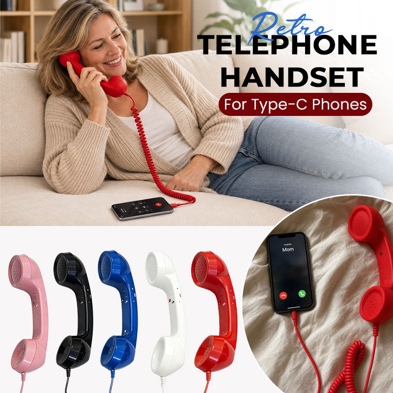☎️📱 Retro Telephone Handset — bring a bit of old‑school charm to your smartphone calls