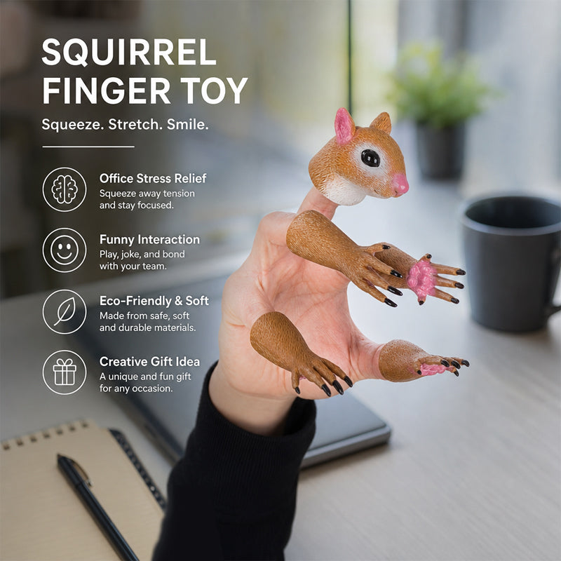 🐿️Quirky Animal Finger Puppet Set