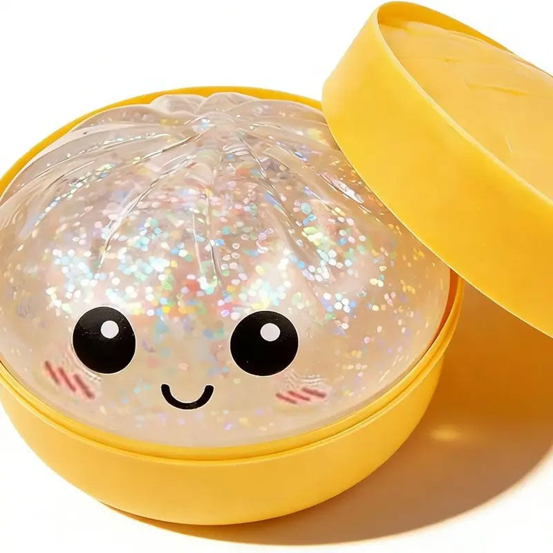 🥟Squeeze Your Stress Away with Glittery Cuteness! ✨💖