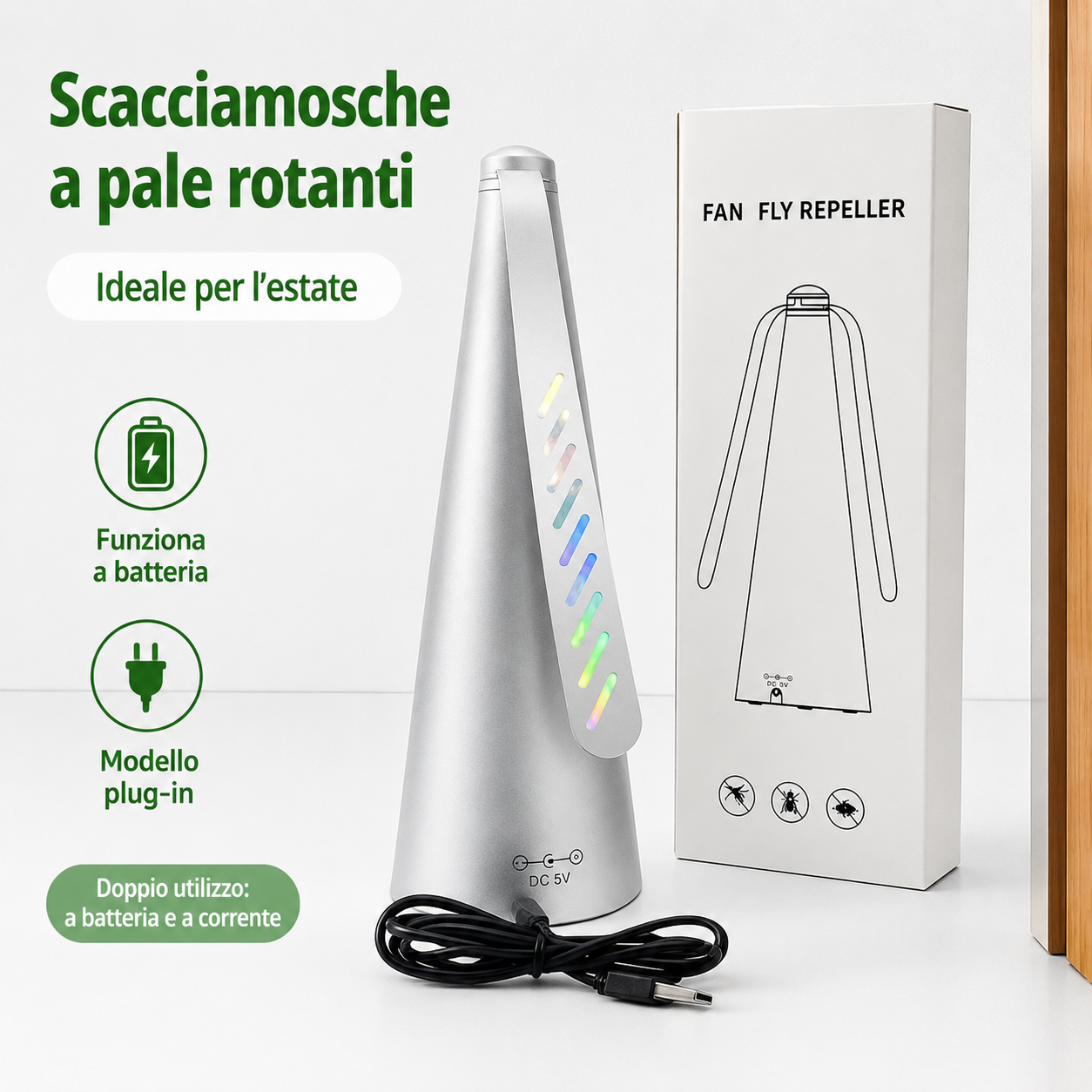 ☀️Summer New--🔋Outdoor Fly and Mosquito Control Devic
