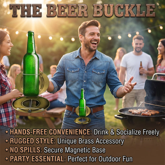 ✨Decorate Your Look, Free Your Hands--The Ultimate 2-in-1 Buckle🍻