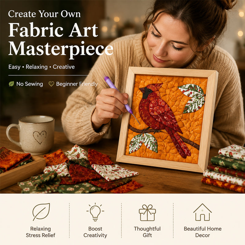🖼️ Hand-stitched 3D quilted decorative painting 🏡✨