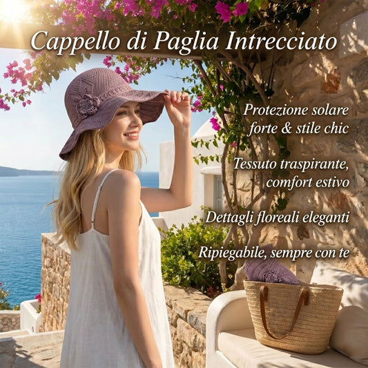 ✨A combination of style and breathability--🌸Floral pattern perforated bucket hat