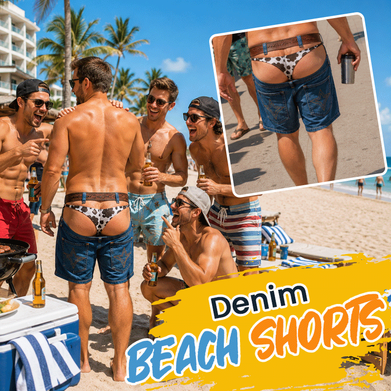 🏖️🤠 Faux denim swimsuit – western style for a summer of protagonists