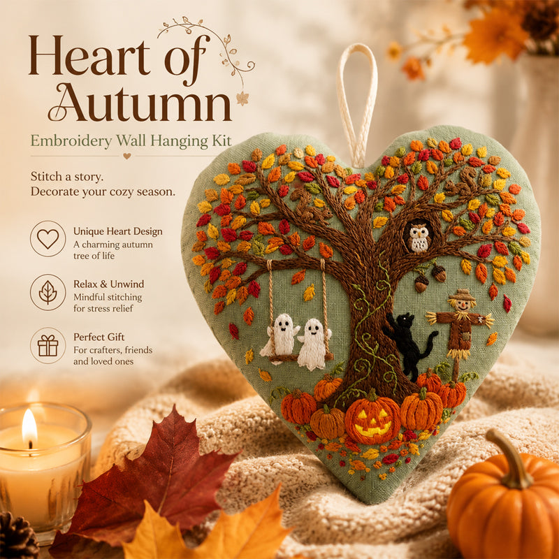 🎃Enchanting Autumn & Halloween Embroidery Kits 🎃✨
