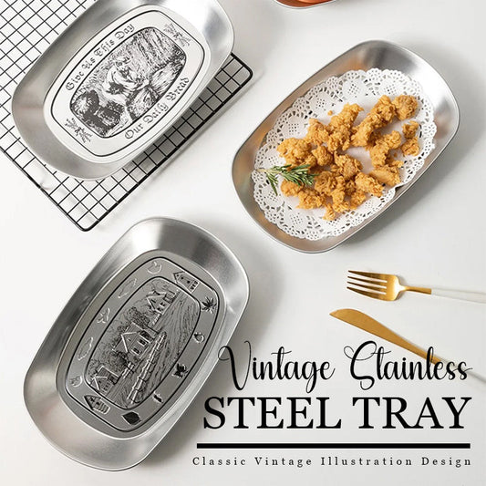 🍽️ Retro-style dinner plat--Upgrade your dinner parties with timeless elegance ✨