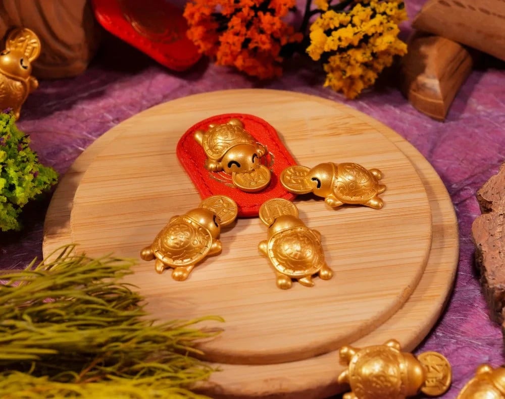 🐢2026 Golden Turtle Wealth Charm – Bite Down on Prosperity! 🍀✨