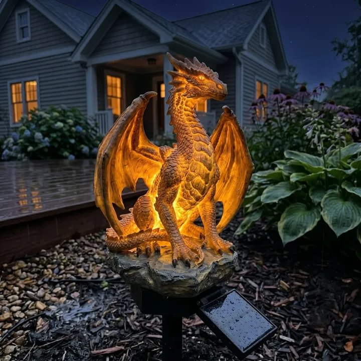 🔥Golden Ember Dragon Solar Light (🐉✨Special Legacy Edition)