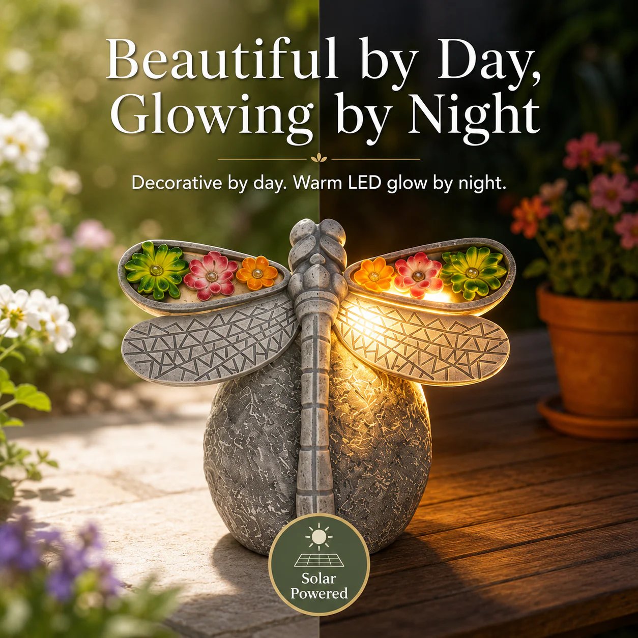 ✨ Magical Glowing Dragonfly Light — Perfect Garden Gift! 🎁