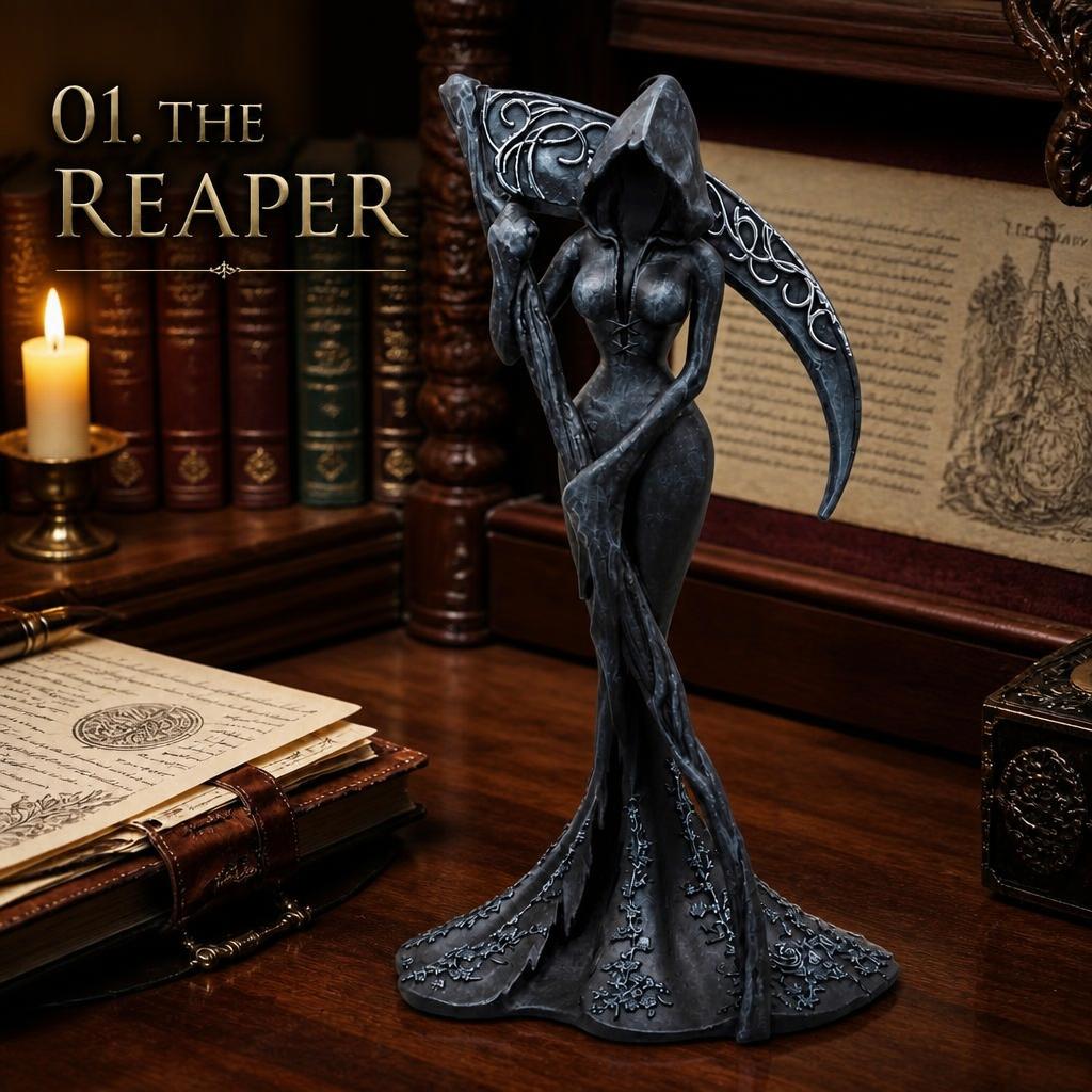 🗡️Exclusive Gothic Figurine Collection--five dark academia guardians to add mystery to your space🖤