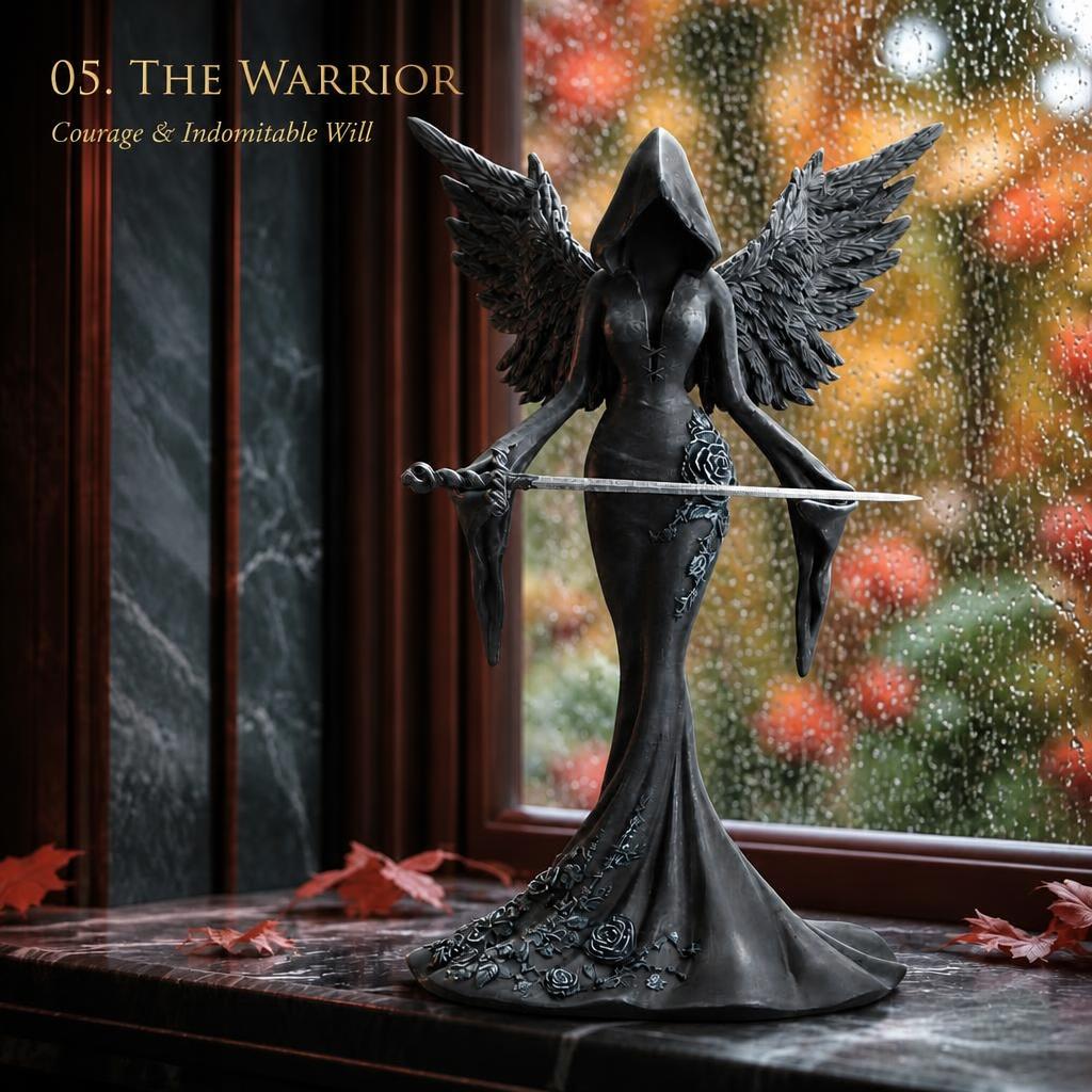 🗡️Exclusive Gothic Figurine Collection--five dark academia guardians to add mystery to your space🖤