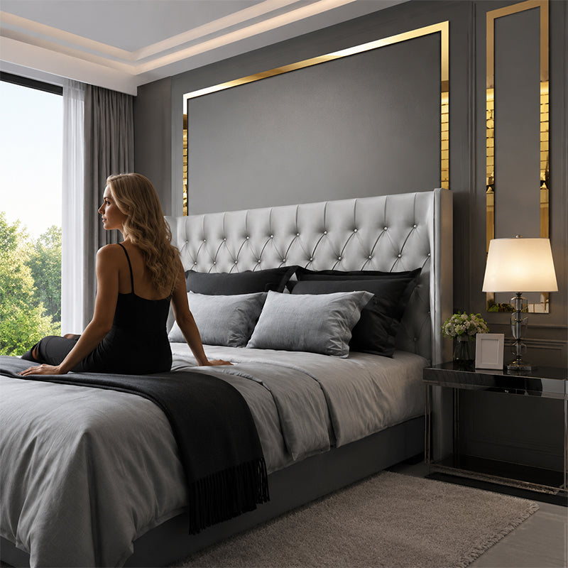 ✨ Long Strip Mirror Wall Stickers: Modern Peel-&-Stick Reflective Decor! 🪞