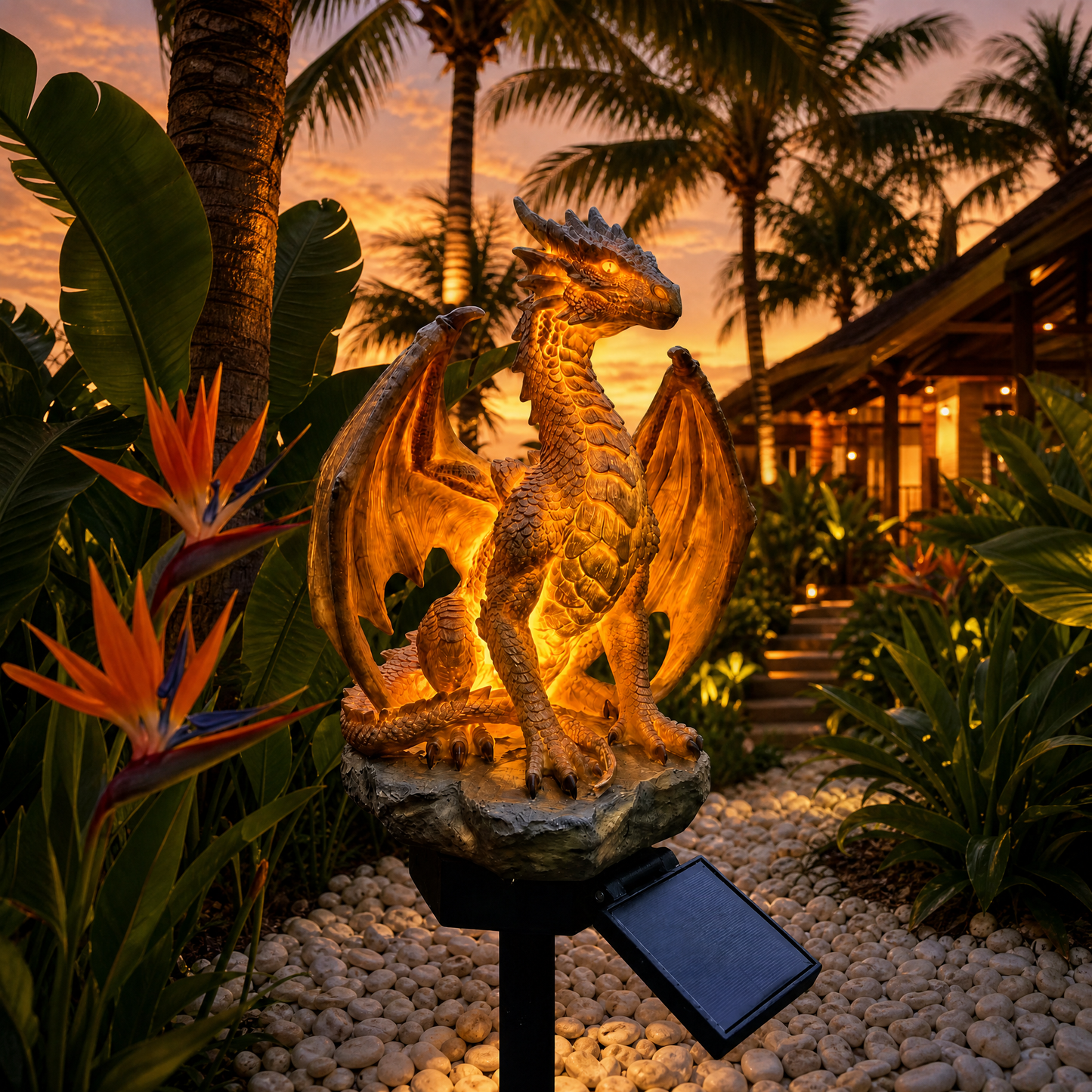 🔥Golden Ember Dragon Solar Light (🐉✨Special Legacy Edition)