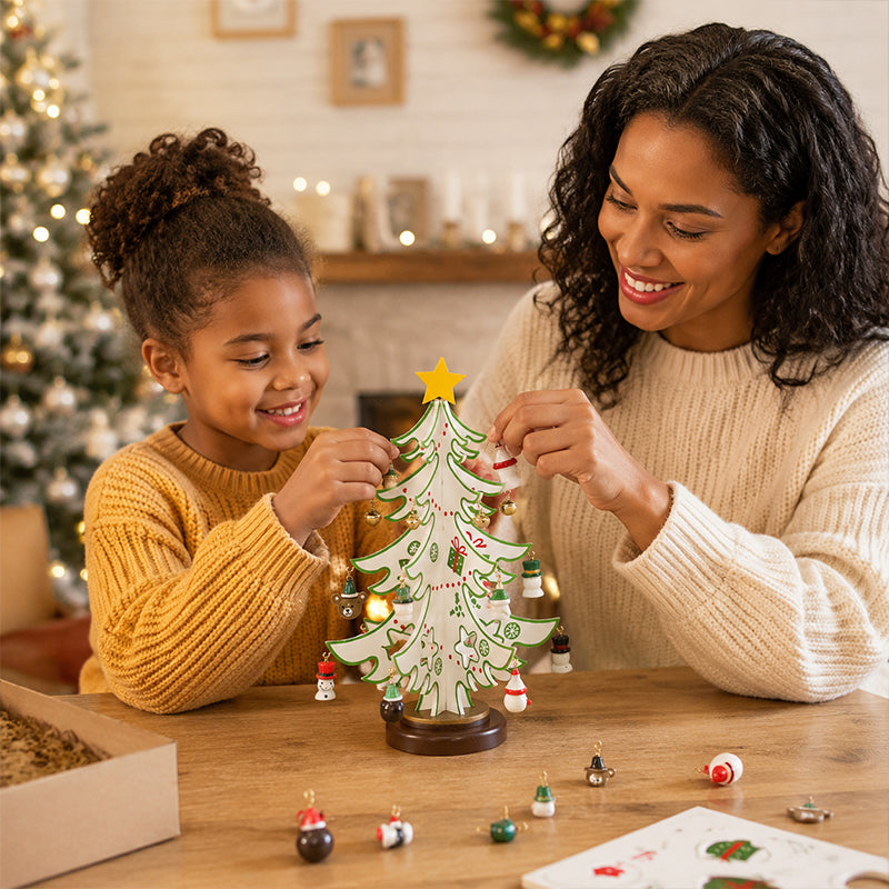 🎄 DIY Wooden Christmas Decorations--24 Daily Mini Surprise Boxes