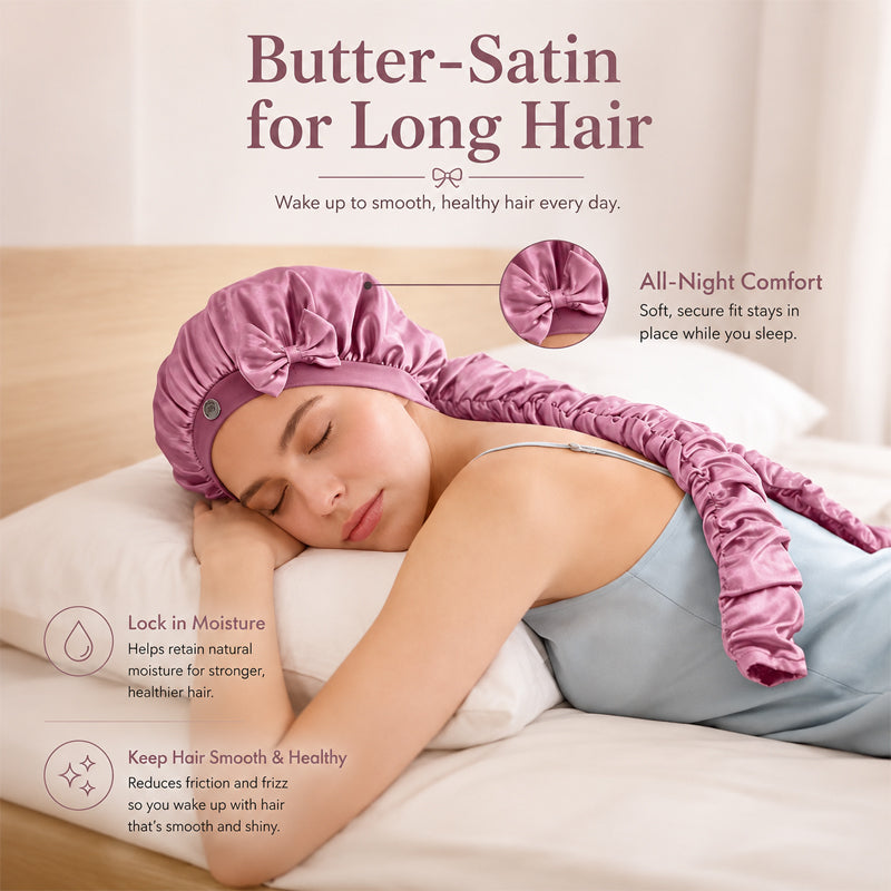 ✨Silk Sleeping Cap | ❤️Say goodbye to tangled hair and enjoy a long-lasting, luxurious sleep!