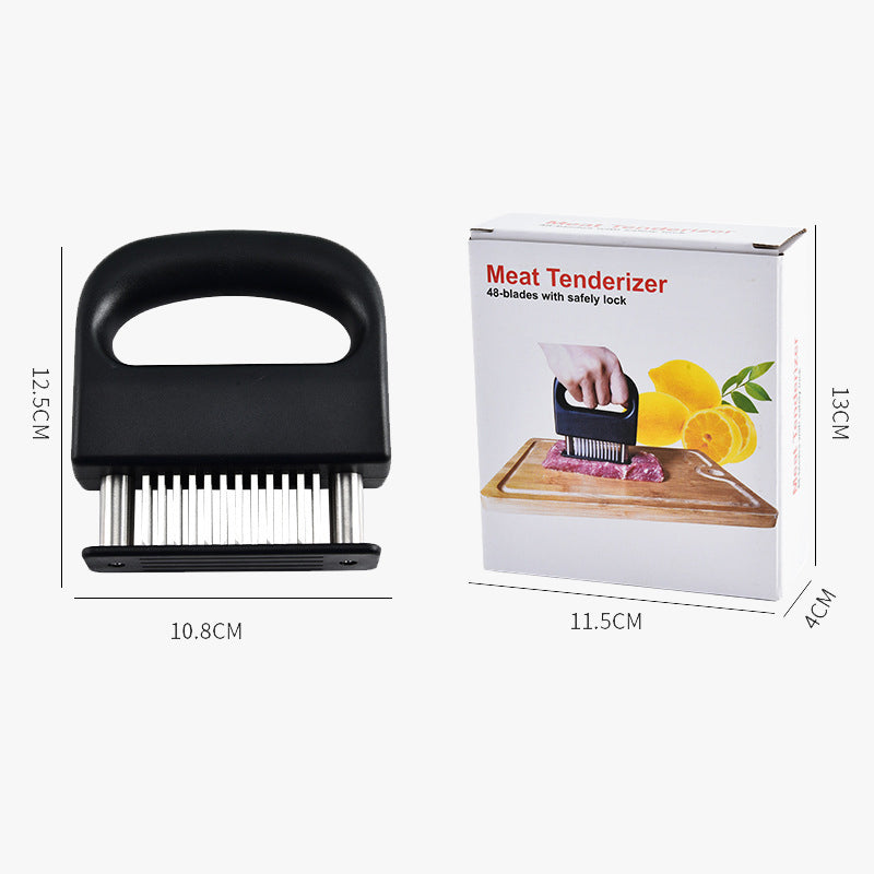🥩Chew Less. Flavor More--48-Needle Meat Tenderizer Steak Tenderizer And Tendon Cutter