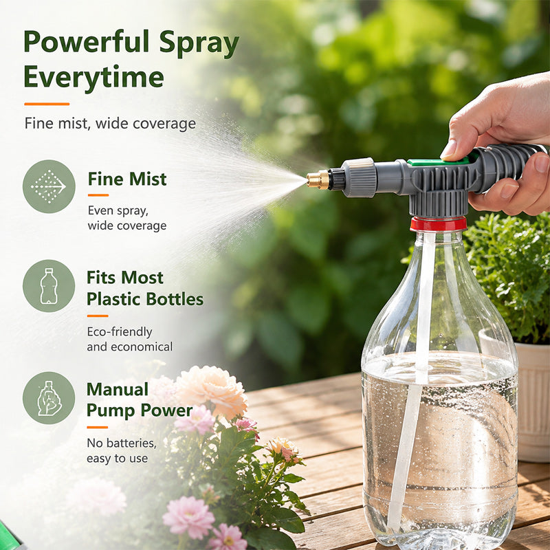 🌿 Multi-Purpose Garden Mist Sprayer-Turn any bottle into your best gardening tool! 💧✨