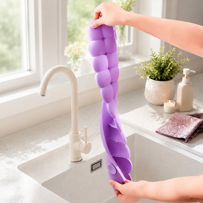 🏡Flexible Silicone Sink Splash Guard – Keep Your Worktops Dry & Splash-Free! 💧✨