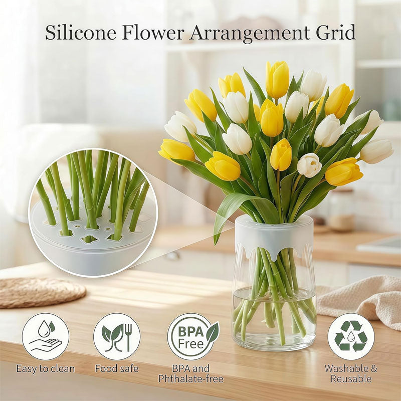 🎁Buy 1 Get 1 Free🌼Make Your Flowers Stand Tall and Beautiful --Silicone Flower Bouquet Holder✨