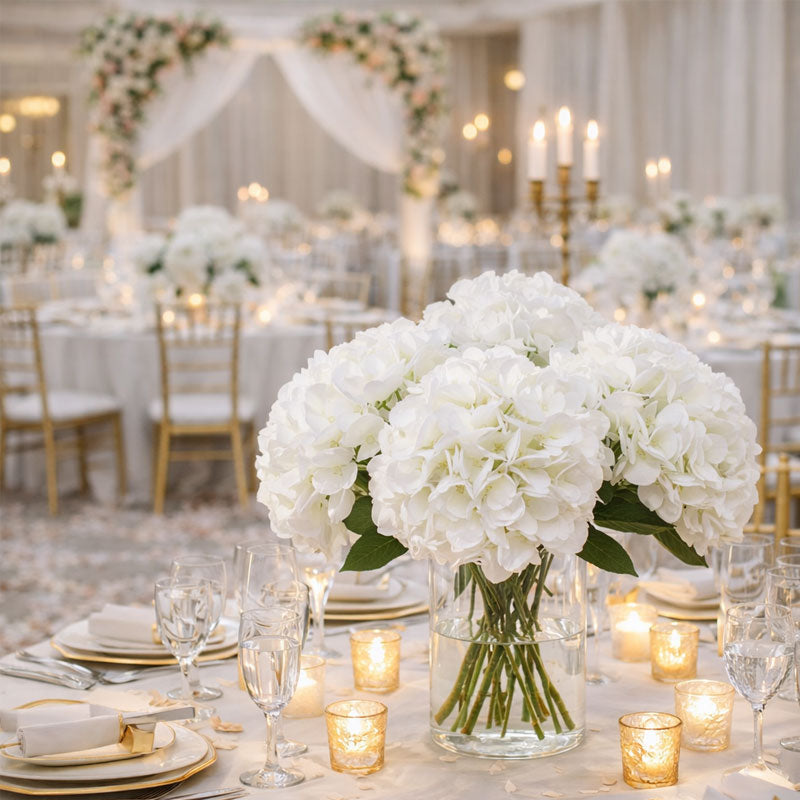 ✨Fresh look, zero fading. The beauty that lasts--Artificial 5-pronged hydrangea 🌸