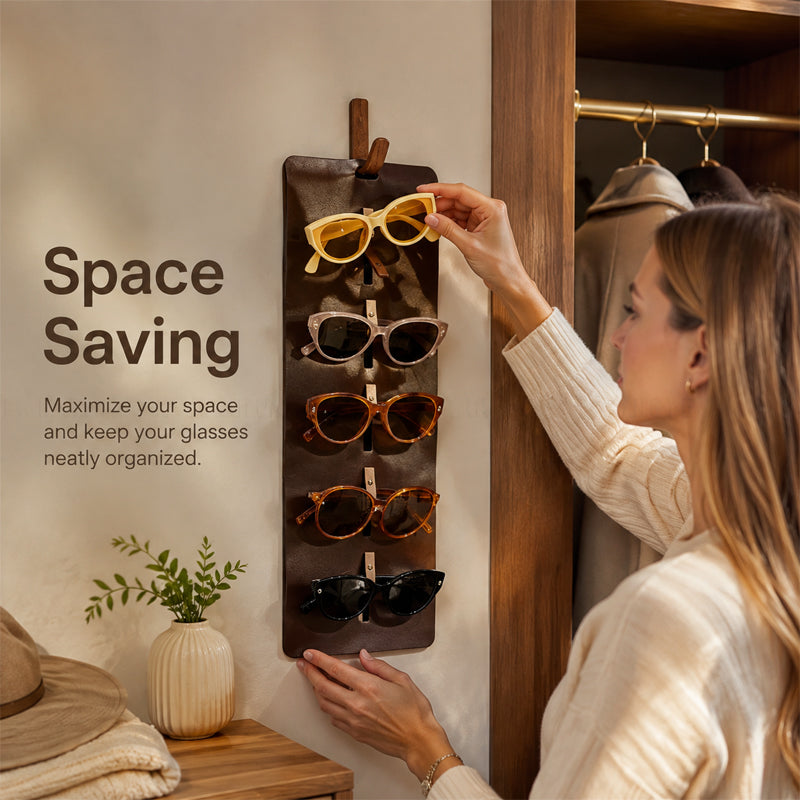 👓 Wall-Mounted Glasses Hanger — Effortless Multi-Pair Storage for a Tidy Home! ✨🕶️
