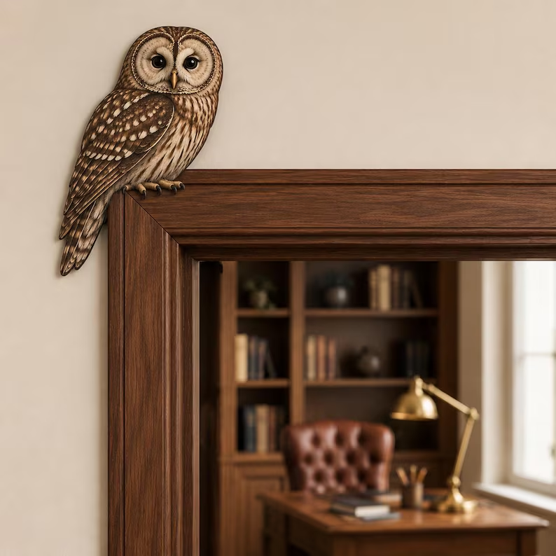 🏡Wooden Bird Door Decoration
