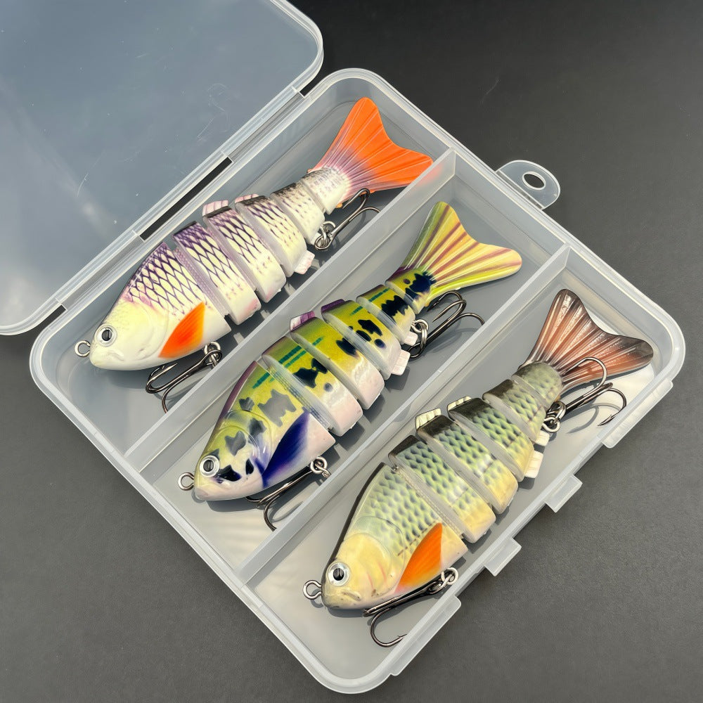 🐟 6-Segment Articulated Lure: The ultra-realistic "S" swimming action that drives pike wild! 🎣