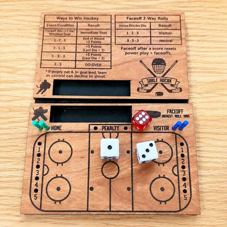 🎁Last Day 50% OFF  🏒Step up to the rink and let the good times roll🎲 Hockey Dice Game