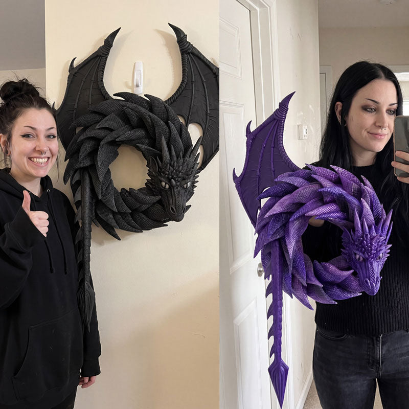 ✨Handmade Dragon Garland - Mythological Ornament for Indoor and Outdoor