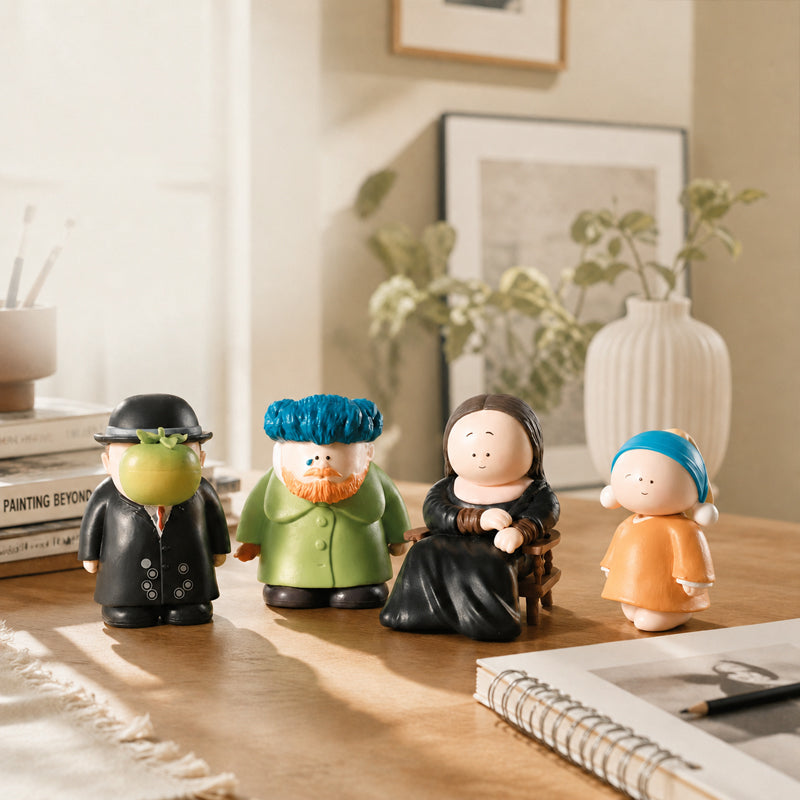 🎨 Great Artists Blind Box Figurine Collection-Brighten up your desk with a touch of classic art✨