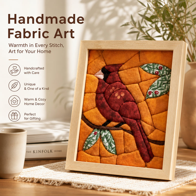 🖼️ Hand-stitched 3D quilted decorative painting 🏡✨