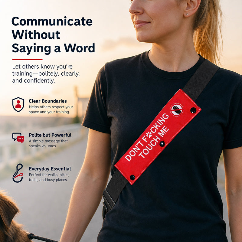 💥Sometimes，Communicate   Without   Saying a Word--Creative Slogan Shoulder Strap🤫