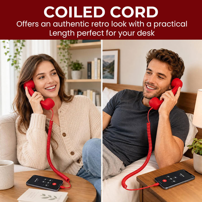 ☎️📱 Retro Telephone Handset — bring a bit of old‑school charm to your smartphone calls