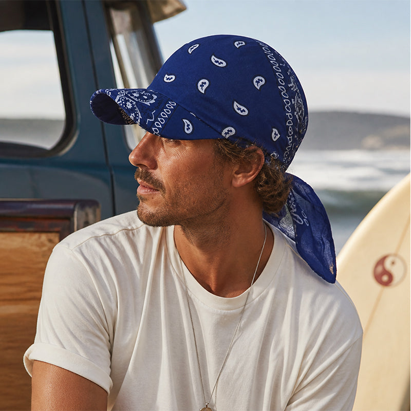 ☀️🧢 The 2-in-One Paisley Cap: High-Fashion Aesthetic Meets Total Sun Shield!