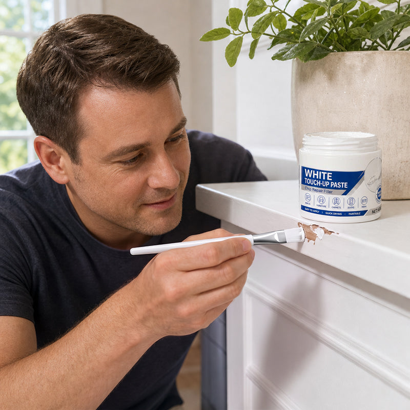 🏡White furniture repair paste (with brush included, limited time offer)✨