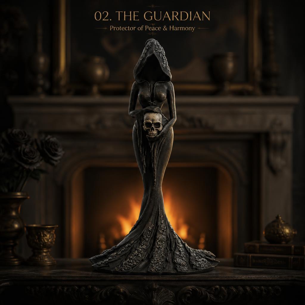 🗡️Exclusive Gothic Figurine Collection--five dark academia guardians to add mystery to your space🖤