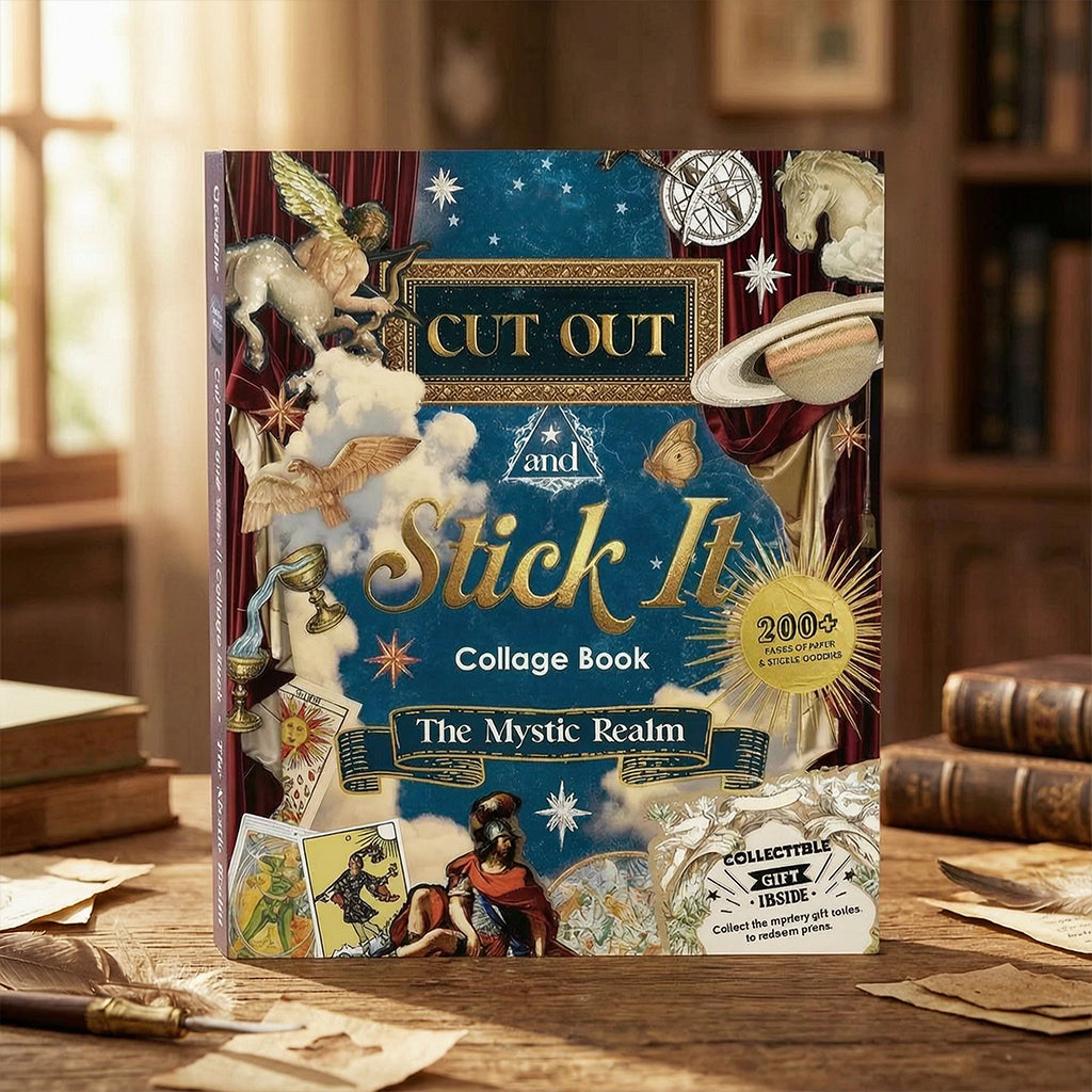 🔮New Arrival: The Mystic Realm Collage Activity Book🧙