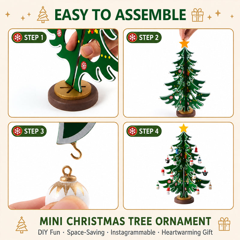 🎄 DIY Wooden Christmas Decorations--24 Daily Mini Surprise Boxes