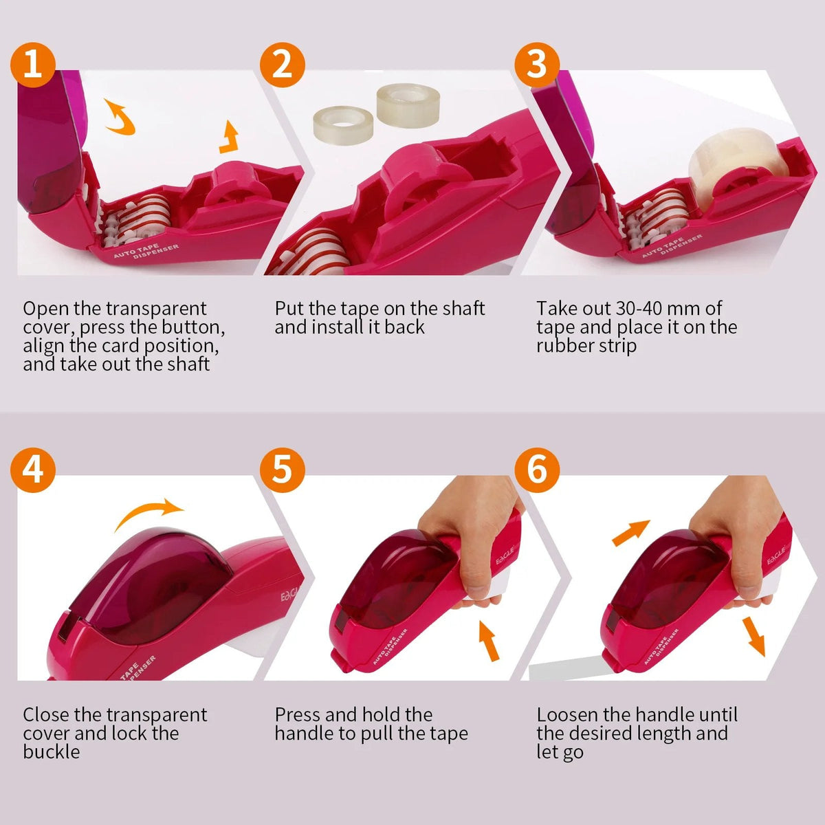✂️📦 Automatic Tape Dispenser – Press, Pull, Done！