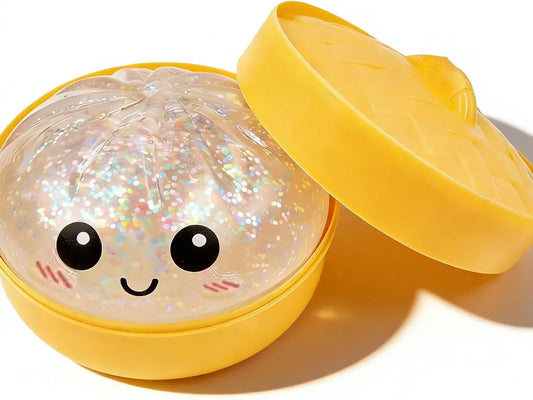 🥟Squeeze Your Stress Away with Glittery Cuteness! ✨💖