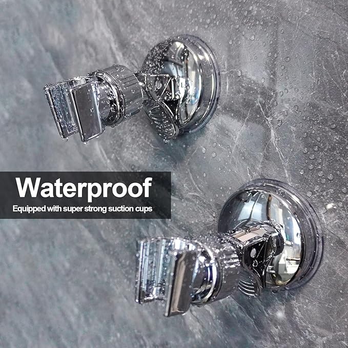 ✨Place Your Shower Head Exactly Where You Need It Drill-Free! 🚿