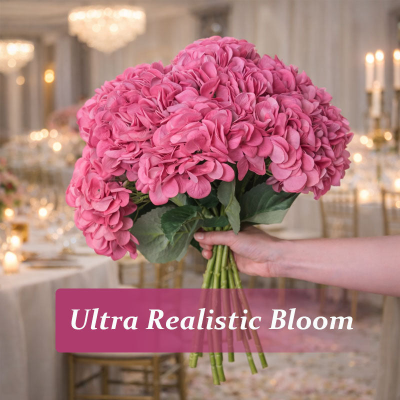 ✨Fresh look, zero fading. The beauty that lasts--Artificial 5-pronged hydrangea 🌸