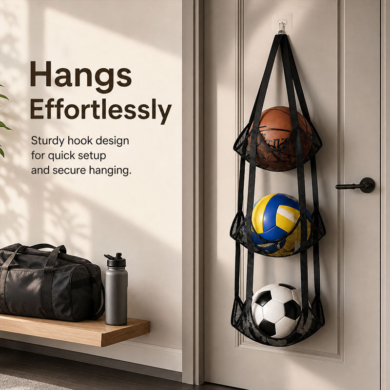 [Vertical Space Saving Organizer] Turn Your Messy Garage Floor Chaos Into A Perfectly Gridded Masterpiece! 🏀⚽✨