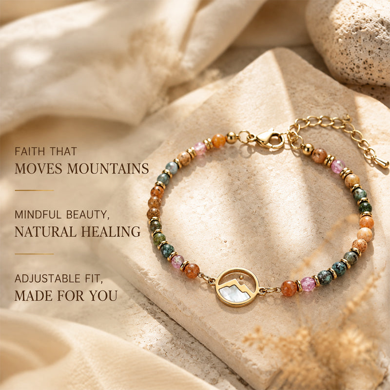 🌿✨ Adjustable Mustard Seed Bracelet — small in size, big in meaning. Wear your faith